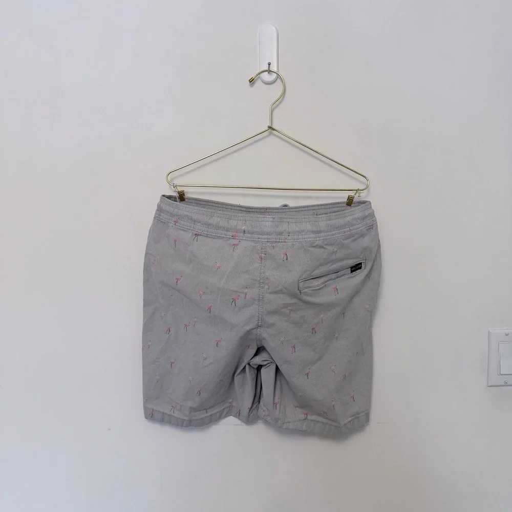 Hollister Men’s Fun Y2K Pink Flamingo Dress Golf Summer Wedding Shorts 🦩 - Picture 5 of 5